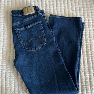 American Eagle Outfitters Men's Bootcut Jeans - Dark Blue